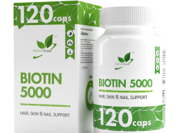 NaturalSupp - Биотин | Biotin 5000 мкг, 120 капсул