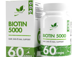 NaturalSupp - Биотин | Biotin 5000 мкг, 60 капсул