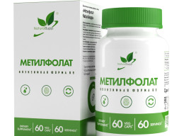 NaturalSupp - Метилфолат Витамин В9 | Methyl Folate 400 мкг, 60 веганских капсул