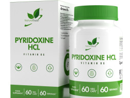 NaturalSupp - Витамин В6 Пиридоксин | Vitamin B6 6 мг, 60 веганских капсул