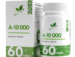 NaturalSupp - Витамин А | Vitamin A 10 000 ME, 60 капсул