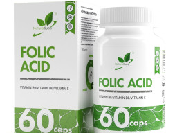 NaturalSupp - Фолиевая кислота Витамин В9 | Folic Acid 400 мкг, 60 веганских капсул