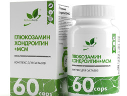 NaturalSupp - Глюкозамин Хондроитин МСМ | Glucosamine Chondroitin MSM, 60 капсул