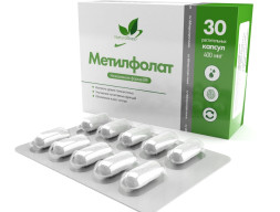 NaturalSupp - Метилфолат Витамин В9 | Methyl Folate 400 мкг, 30 веганских капсул
